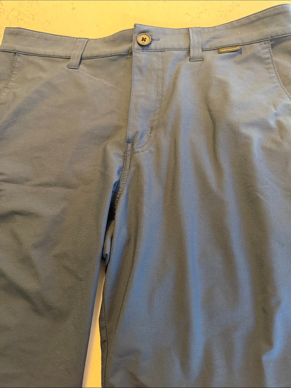 Travis Mathew Navy Blue shorts. Tag removed,waste 32 inches.